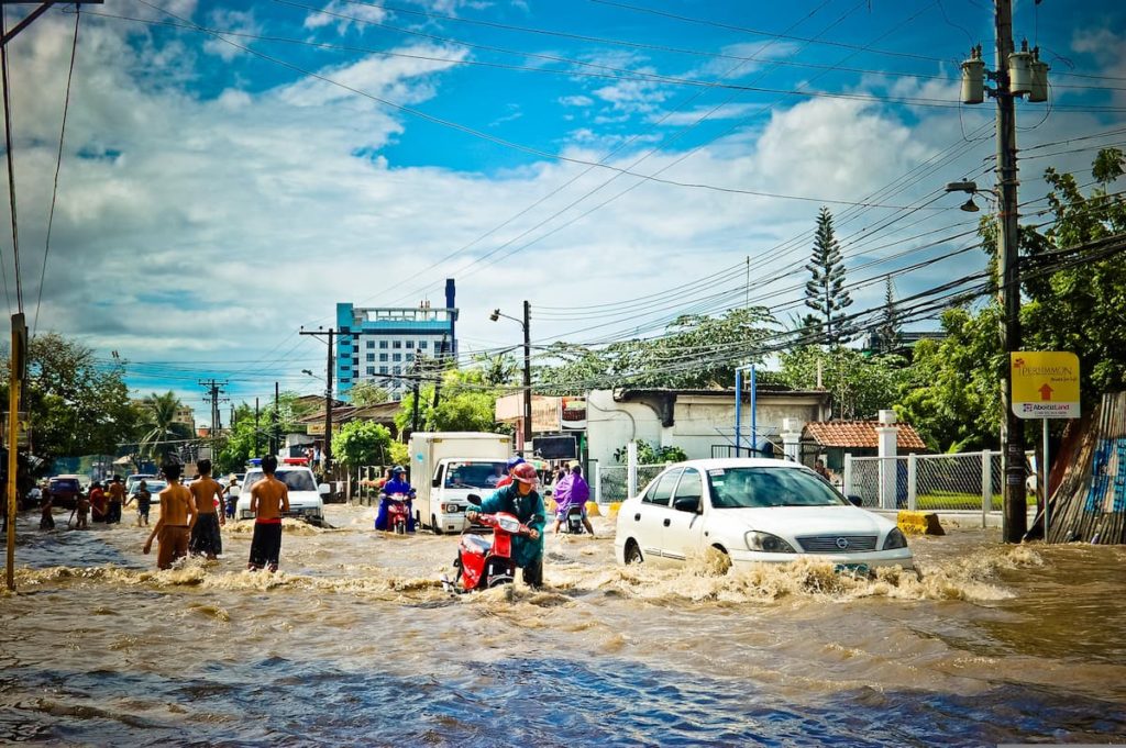 Inundaciones debido a la subida del nivel de mar